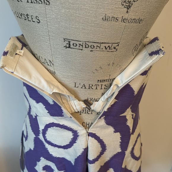 Shoshanna Purple & White Strapless Dress (it has pockets!) - Picture 5 of 7